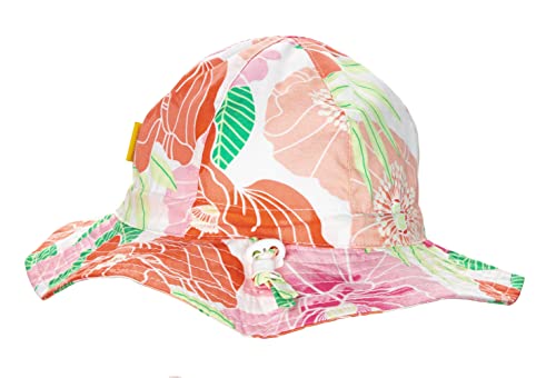 Dasmini Baby Girl Florals Sun Hat Wide Brim Adjustable Upf50+ Outdoor Beach Protection Cap For Infant Toddler Kids 6-24M #TOP2