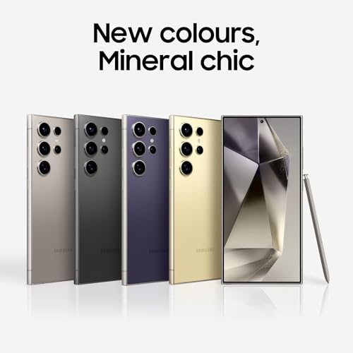 Image of Samsung Galaxy S24 Ultra Cell Phone, 512GB AI Smartphone, Unlocked Android, 200MP, 100x Zoom Cameras, Fast Processor, Long Battery Life, Edge-to-Edge Display, S Pen, US Version, 2024, Titanium Gray