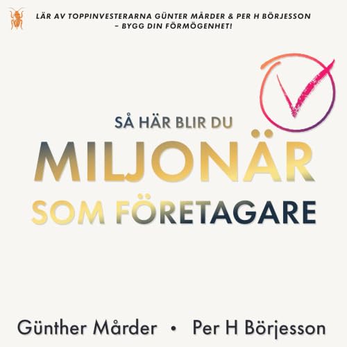 『S&aring; h&auml;r blir du miljon&auml;r som f&ouml;retagare』のカバーアート