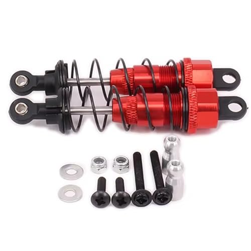 RC�J�[�A�b�v�O���[�h�p�[�c Compatible With Hobby For HPI WR8 For Flux 101212 107888 1/10 RC�J�[ �I�C���[�U�^�C�v �V���b�N�A�u�\�[�o�[ �_���p�[ 85MM(Red)