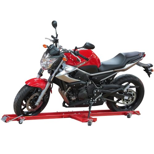 Autobest Chariot déplacement Moto, 5 roulettes Double Roues, Charge 567 kg