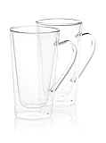 Luigi Bormioli Set of 2 Duos Double-Wall Mugs, 14 oz.
