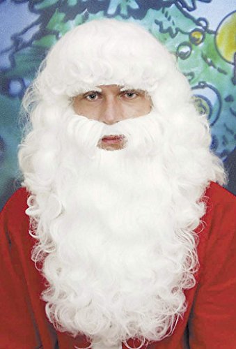 Orlob Nikolaus-Set, matt-weiß (Perücke, Bart, Augenbrauen)