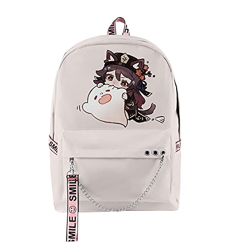 Game HU TAO Merch 3D Rucksack Oxford Schultasche Teenager Tasche Reiserucksack, 1.4, Reiserucksack Cover