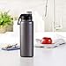 Amazon Basics Large Stainless Steel Insulated Water Bottle, Spout Lid, 30.1 ounces, Gray
