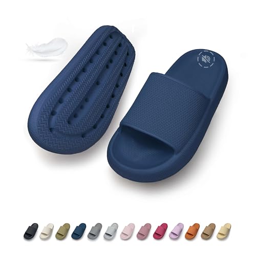 Wolkensohle Cozyslides Original Hausschuhe Damen Herren, Super Weich, Rutschfeste Badeschuhe, Sommer Wolken Schlappen Mules Garten Dusche, EVA