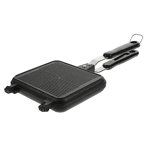 Garneck Sandwich Pan Maker Double Sided Electric Frying Pan Breakfast Sandwich Skillet Cookware Nonstick Frying Pan for Toast Eggs