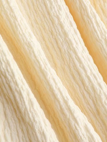 CIDER Women's Long Sleeve Shirts Bell Sleeve Button Down Casual Blouse Business Casual Office Outfit3