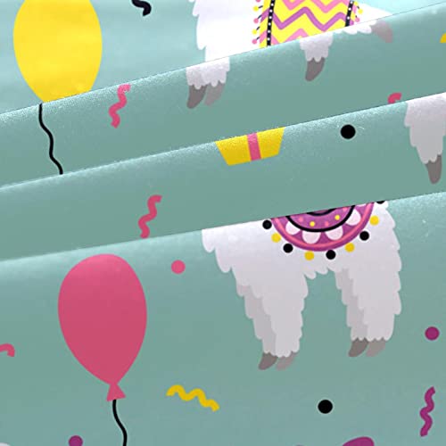 Duvet Cover Set Lovely Alpaca Comforter Cover Kids Bedding Set, Ultra Soft 3 Piece Duvet Cover With Zipper Closure (1 Duvet Cover +2 Pillow Shams) #TOP2