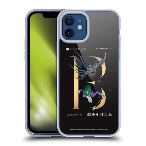 Funda Batman iPhone 12 Pro carcasa silicona fina dibujo Joker DC Comics coleccionable