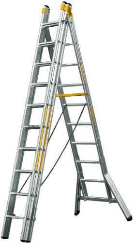 Preisvergleich Produktbild Brennenstuhl 1461630 Mehrzweckleiter Premium 3 x 12 Sprossen, 3-teilig