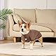 Hjyokuso hundepullover, hundemantel Fleece, Pullover Hund, Hunde Pullover für kleine mittelgroße große Hund, Warmer und Leichter hundepulli, wintermantel Hund, Outdoor hundemantel, hundejacke -Braun