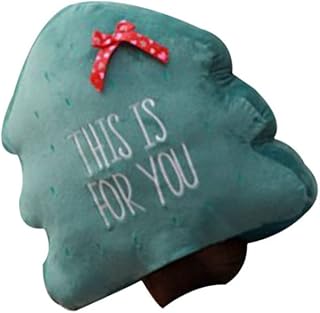 GRIRIW 1 travesseiro de pelúcia decoração infantil almofadas de carro almofada de árvore de Natal almofada de árvore de Natal pelúcia brinquedo de pelúcia bonecas árvore de Natal almofada árvore de Natal almofada de pelúcia brinquedo presente