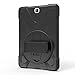 Galaxy Tab A 9.7 Case KIQ Full-Body Shock Proof Hybrid Heavy Duty Armor Protective Case for Samsung Galaxy Tab A 9.7 2015, SM-T550 with Kickstand and Screen Protector (Shield Black)