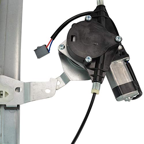 Image of TRQ Front Passenger Side Power Window Motor and Regulator Assembly Power Compatible with 1994-1997 Lincoln Town Car