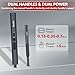 YesRight Mini Electric Screwdriver 155 in 1 Small Precision Screwdriver Set Max 5 N.m Cordless Screwdrivers with 3 Torque Settings 140 S2 Magnetic Bits, Repair Tool Set for Phone Computer Watch Drones
