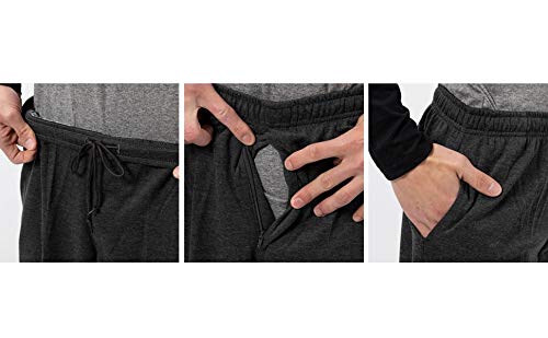スウェットパンツ メンズ 前開き ロングパンツ 前ファスナー