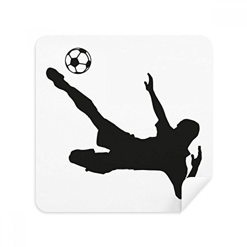 Chiffon de nettoyage football pour lunettes de sport écran smartphone tissu suède