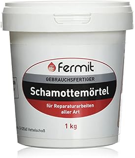 Fermit Zaprawa szamotowa, 1 kg, ogniotrwała, klej, zaprawa szamotowa