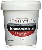 Fermit Schamottemörtel 1kg feuerfest Kleber Mörtel Schamottmörtel