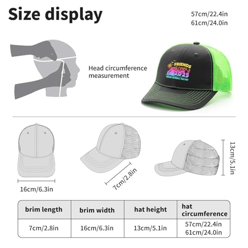 Girls Gone Cruising 2025 Workout Hats for Men Hiking Hats for Mens Quick Dry Caps Ponytail Baseball Hat4