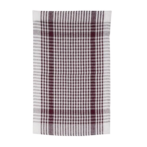 Image of DNR'S R-SHINE Kitchen Duster Wet Dry Cotton Cleaning Cloth /Mop Dish Towels, Cotton Checkered Pattern, Set of 4, 16 x 24 Inch