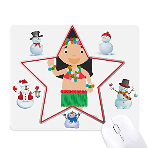 Tapis de souris de souris motif étoile idée cadeau de Noël