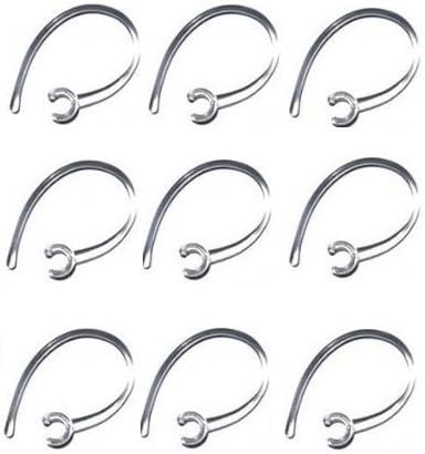Tricon Universal Small Clamp Bluetooth Ear Hook Loop Clip Replacement – Set of 9 Clear Tricon Universal Small Clamp Bluetooth Ear Hook Loop Clip Replacement – Set of 9 Clear
