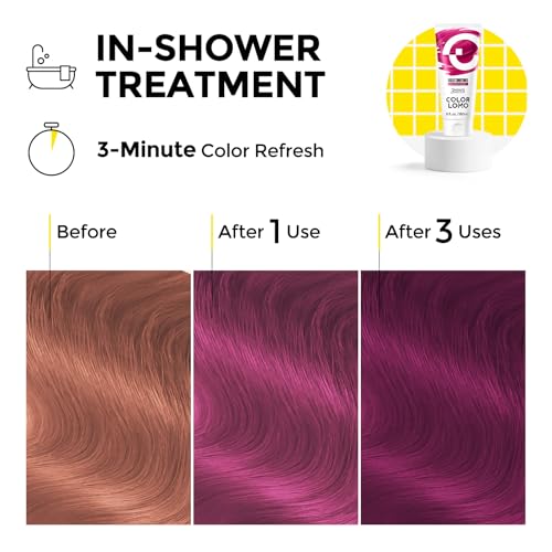 Image of COLORLOMO Semi Permanent Hair Color Depositing Conditioner, Merlot
