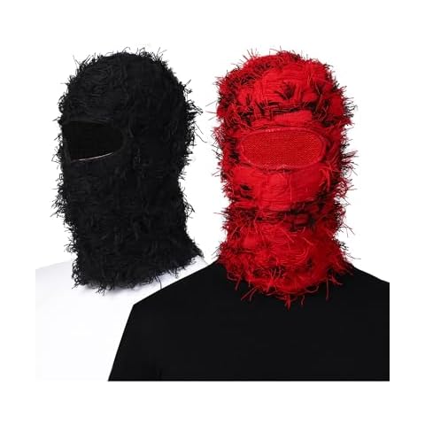 EGWQE3D Distressed Balaclava Ski Mask Cover