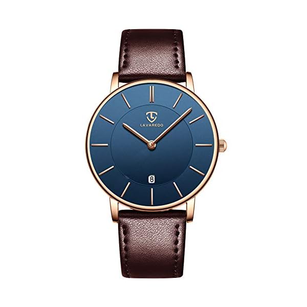 BEN NEVIS Mens Watches, Minimalist Fashion Simple Wrist Watch for Men Analog Date with Leather Strap