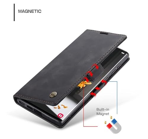 Capa Carteira Com Compartimentos para Cartão de Crédito, Dinheiro, Documentos com Fechamento Magnéti