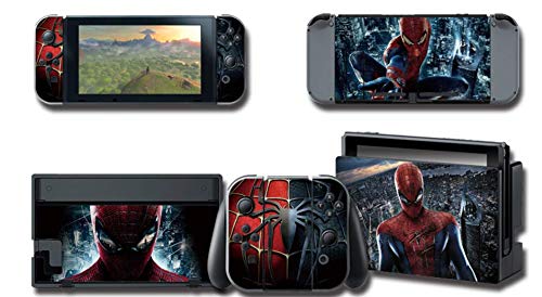 Spider-man Skin Sticker For Nintendo Switch Console With Controller And Dock Cover Decals-tz015