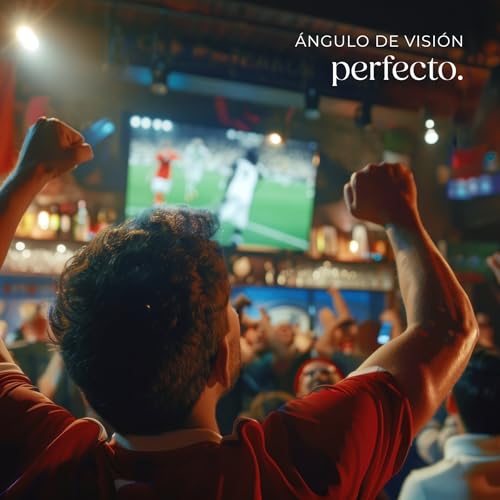 tectake® Soporte TV Pared Inclinable y Giratorio, Compatible con Soporte Monitor Pared, Brazo TV, Estructura Resitente hasta 100 kg - 52 x 45 x 40 cm Negro