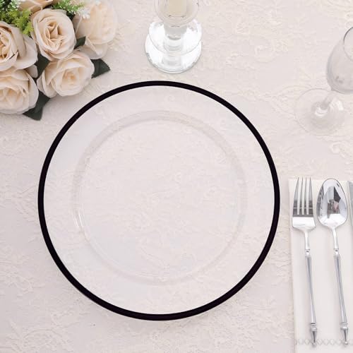 Tableclothsfactory 10 unidades platos desechables 12" miniatura 4