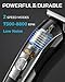 Brightup Beard Trimmer for Men - Electric Razor & Shaver, Cordless Hair Clippers Trimmers Set, IPX7 Waterproof Mens Grooming Kit for Shaving Face, Mustache, Body, Ear, Nose Hair Trimmer, Gifts for Men