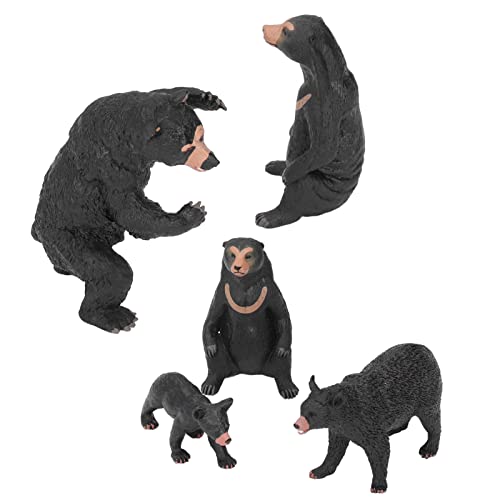 クマのモデル、繊細な技量のギフト装飾ツキノワグマの家族フィギュア 5のサムネイル