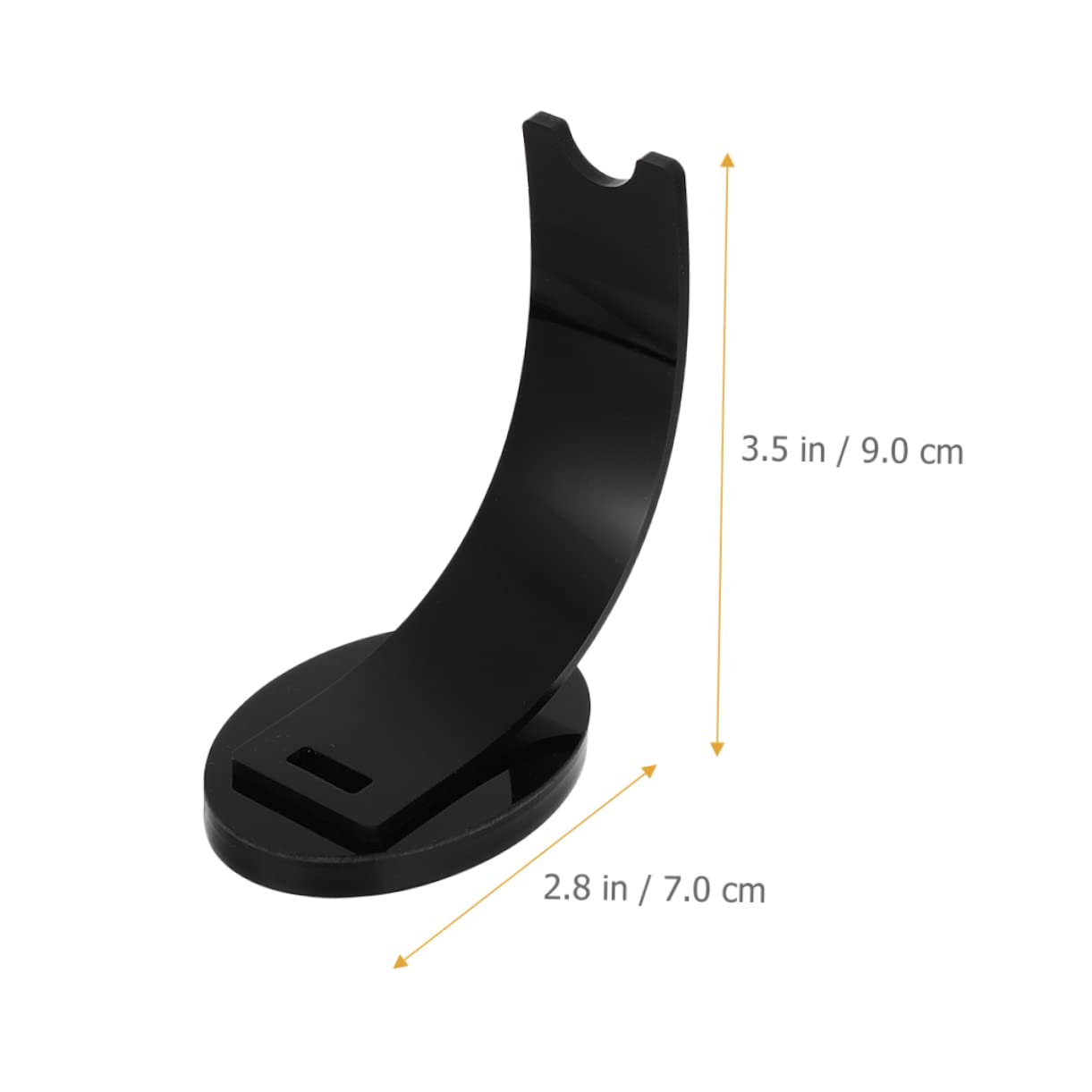 TEHAUX 6piezas Soporte De Maquillaje Acrílico Negro Para Lápices y Pinceles Organizador De Escritorio Estante Vertical Para Almacenamiento De Cosméticos y Accesorios De Belleza