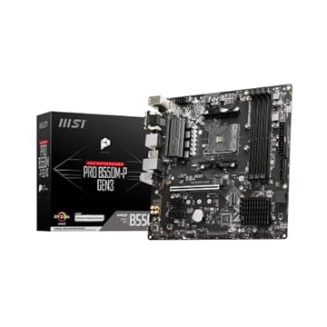 Placa Mãe MSI PRO B550M-P GEN3 (AM4/4xDDR4/HDMI/DVI-D/VGA/M.2/USB 3.2)