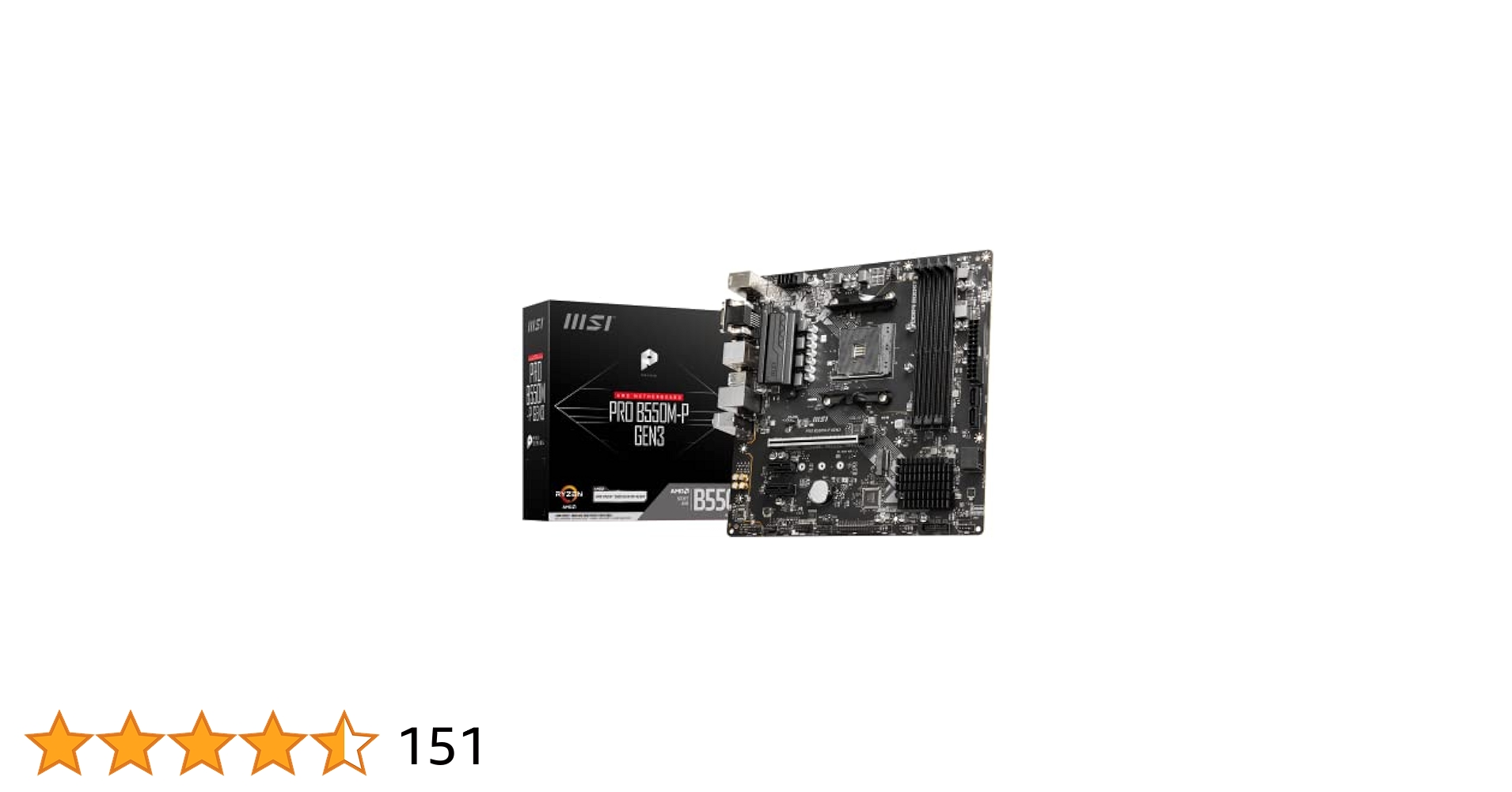 【新品未使用品】MSI PRO B550M-P GEN3 Amazon.com: MSI PRO B550M-P GEN3 Motherboard, Micro-ATX, AM4