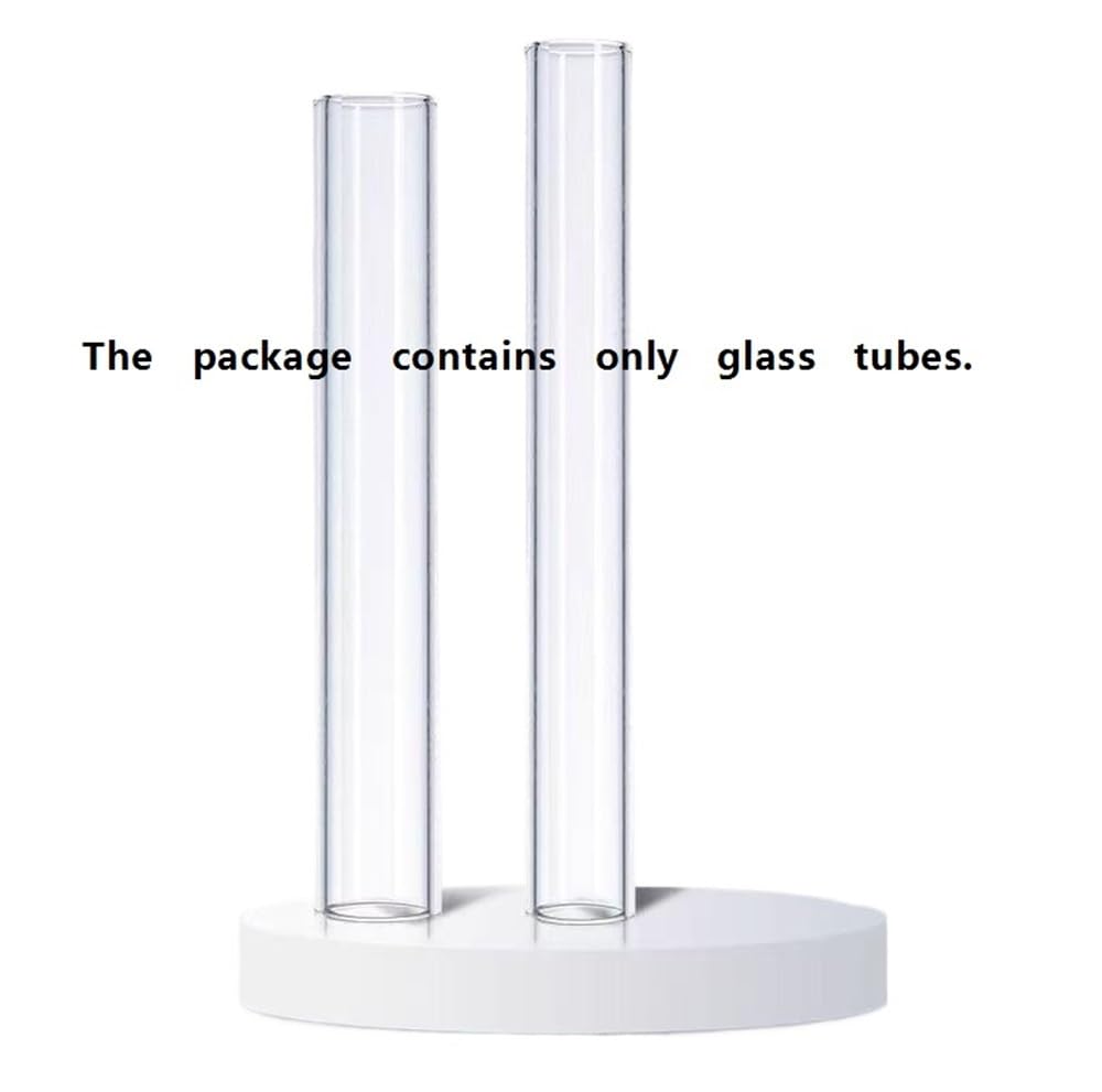 Transparente Glasröhre 1 Stück Glasröhre, hohl, transparent, 2,5/4 mm dick, DIY-Labor, Drainagerohr aus Borosilikatglas(30x500x4mm)
