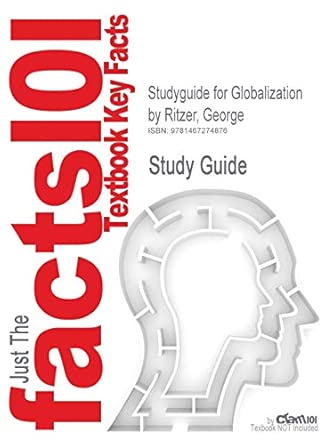 Studyguide for Globalization by Ritzer, George, ISBN 9781405132718 book cover