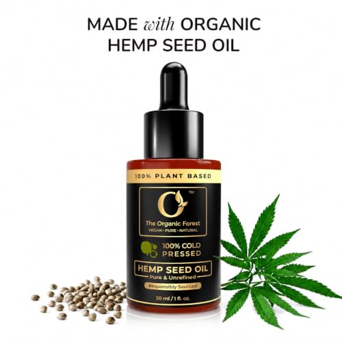 Image of Omega Rich Hemp Seed Oil for Face and Body | Plant Based | Nourishes Dry Skin | 30ml