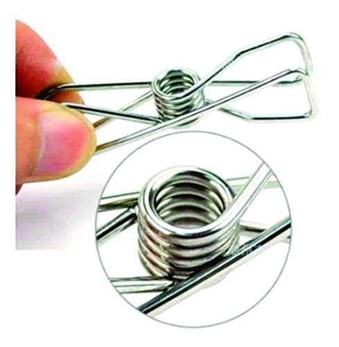 VARAL RETANGULAR DE INOX CASA/APARTAMENTO 20 CLIPS