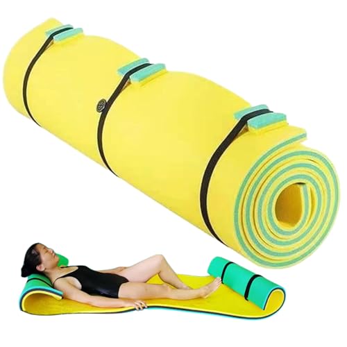 Tapis d'eau flottant anti-crevaison sans gonflage mousse XPE rigide