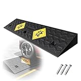 Rampas de Bordillo, Rampa de Alféizar Resistente, 100 × 25 × 8 cm, Rampa de Paso Portátil para Automóviles, Motocicletas, Muelles de Carga, Camiones, Silla de Ruedas