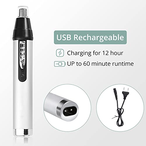 COLFULINE 4 in 1 Nasenhaartrimmer, USB Professioneller Ohrhaarschneider, Wiederaufladbarer...