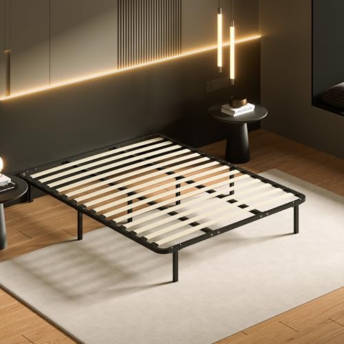 Stanew Sommier 160x200 avec 8 Pieds | Sommiers à Lattes pour Adulte | Hauteur 29CM | Lit 160 x 200 avec Sommier | 14 Lattes Longues | Très Ventilé | Adapté...