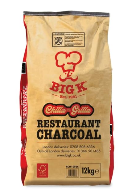 Big K Chilla-Grilla Restaurant Grade Charcoal 12KG