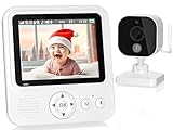 BURNNOVE Baby Monitor with Camera and Night Vision...